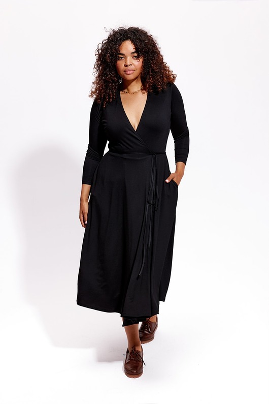 sukienki midi damskie DREAMGIRL czarny