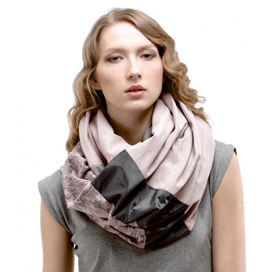 Tuba Komin Szal Kapuza Kamizelka Powder Pink CADOaccessories