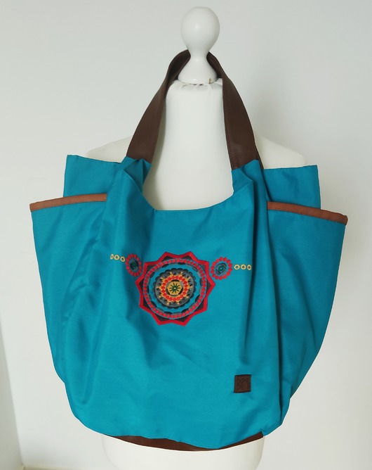 torby na ramię Mandala haftowana