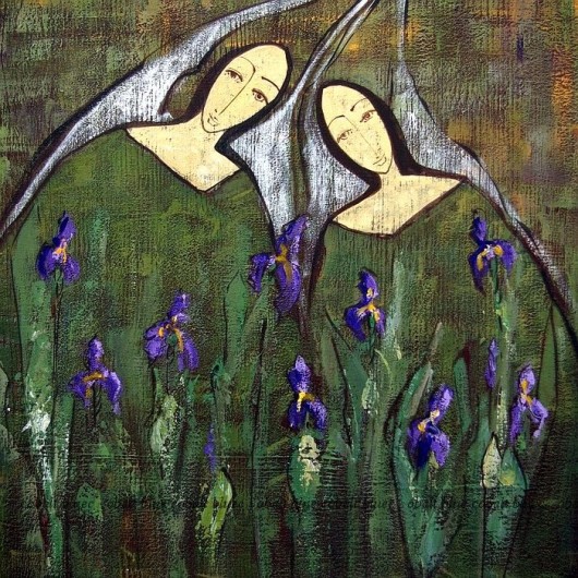 Anioły ........ irysy cobalt
