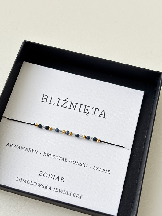 bransoletki na sznurku Zodiak bransoletka BLIŹNIĘTA