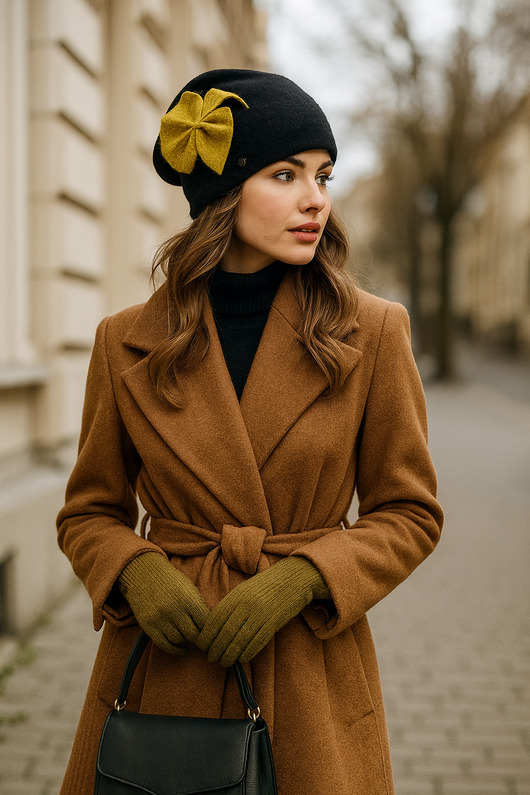 czapki damskie Czapka wełniana