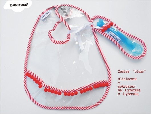 ZESTAW &quot;clear red marine&quot; mookoko