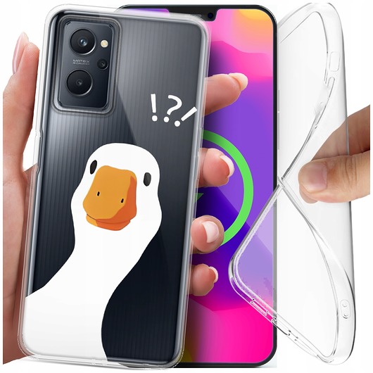 etui na telefon Etui slim clear do Realme 9i Oppo A76 Oppo A36 i wzory do wyboru
