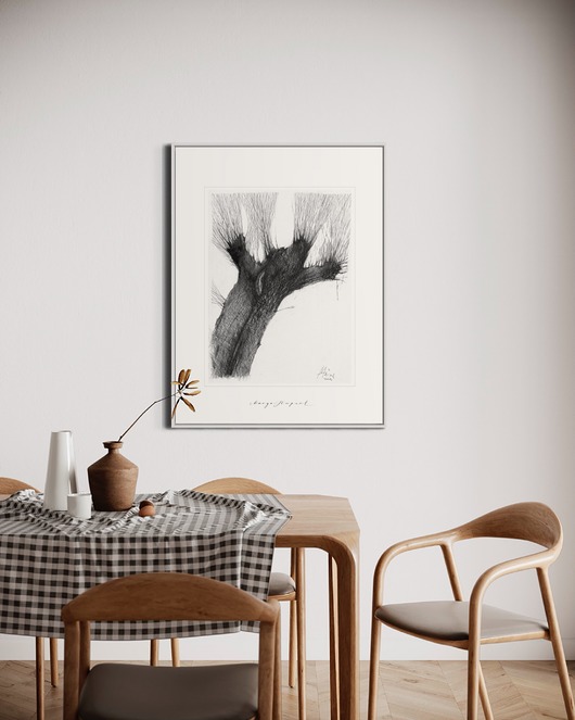 grafiki i ilustracje Wierzba 50x70 cm