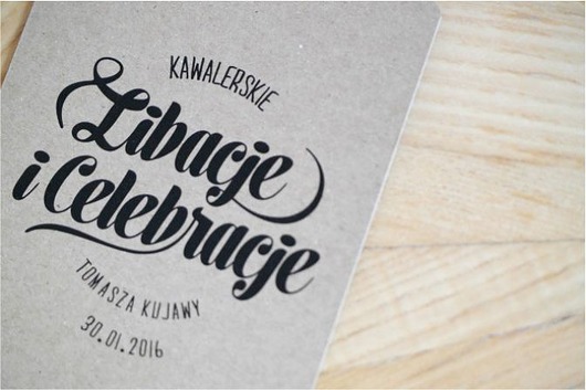kartka WIECZÓR KAWALERSKI La Dolce Design