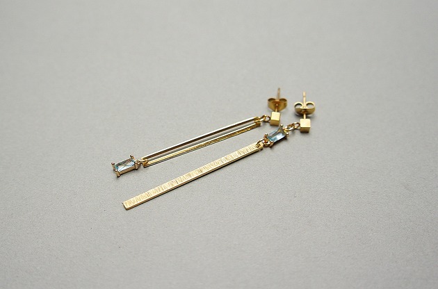 kolczyki pozłacane Kolczyki pozłacane Alloys Collection /Odd/ - Geometric vol. 9 