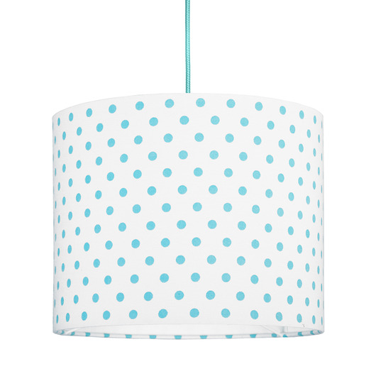 Lampa sufitowa MINI grochy turkusowe youngDECO