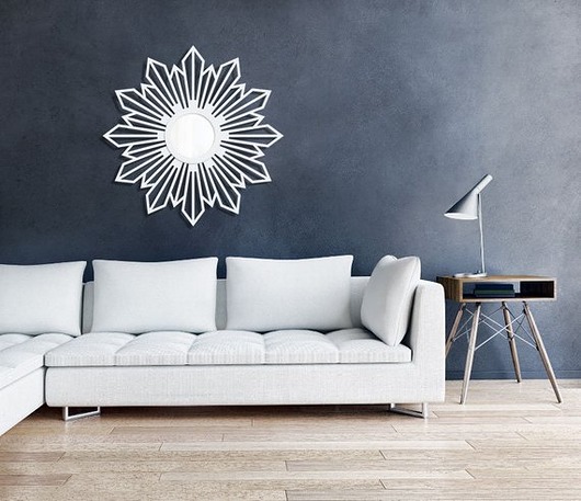 Okrągłe Ażurowe Lustro FARGO 60 cm Missing Decor