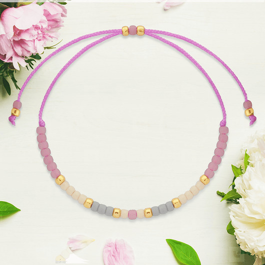 bransoletki na sznurku Bransoletka Minimal - Autumn Lavender