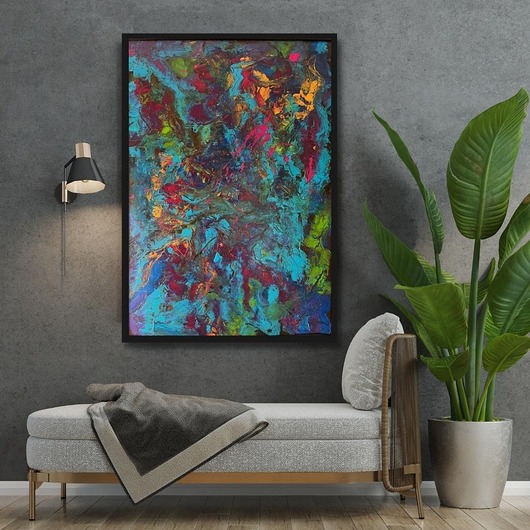 obrazy Obraz "Laguna"70x100