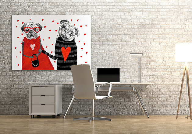 obrazy OBRAZ NA PŁÓTNIE -Serce prowadzi 120x80cm