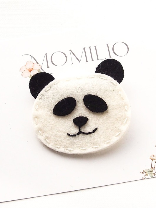 Spinka do włosów PANDA Momilio