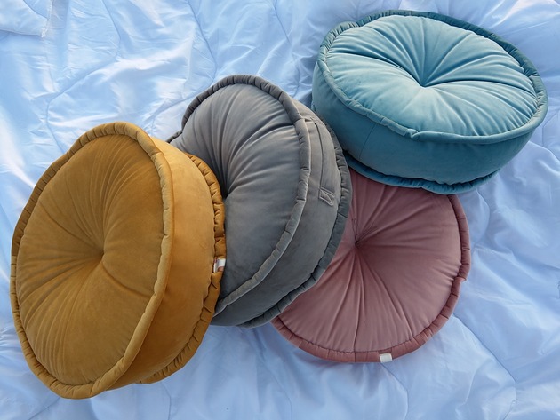 pufa dla dziecka Duża Pufa/ Poducha Siedzisko Niebieski