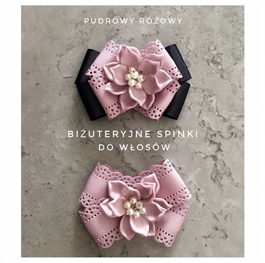 spinki i klamry do włosów Biżuteryjna spinka do włosów  3D New