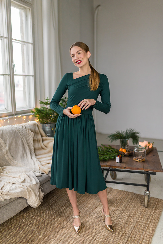 sukienki midi damskie Mimosa sukienka midi