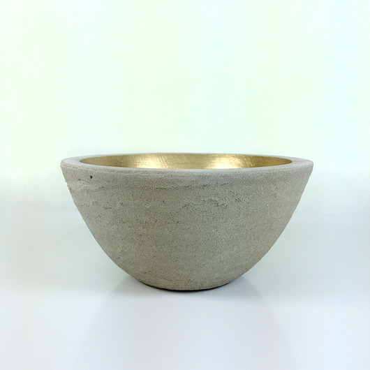 Betonowa misa #2 Gold mosso