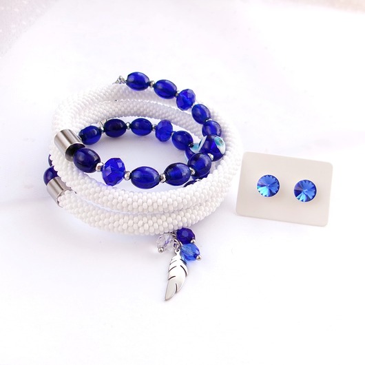 komplet biżuterii Komplet "Royal Blue"