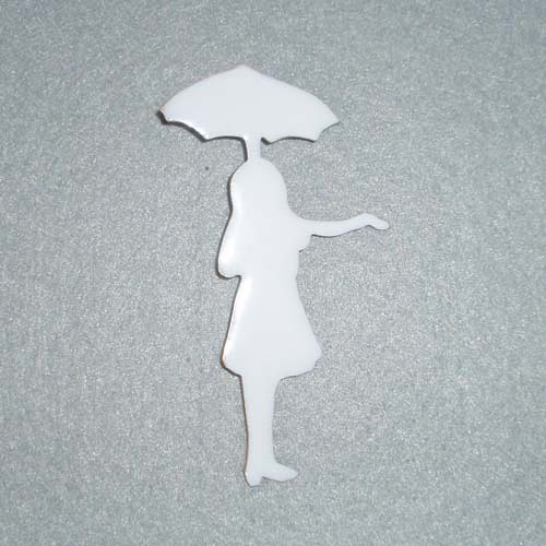 Umbrella white naki