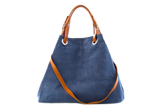 Nowość!Torebka skórzana VP 4032016 Dark Blue Vera Bags