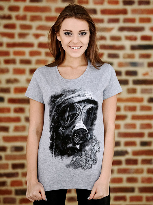 T-shirt damski UNDERWORLD Gas mask UNDERWORLD