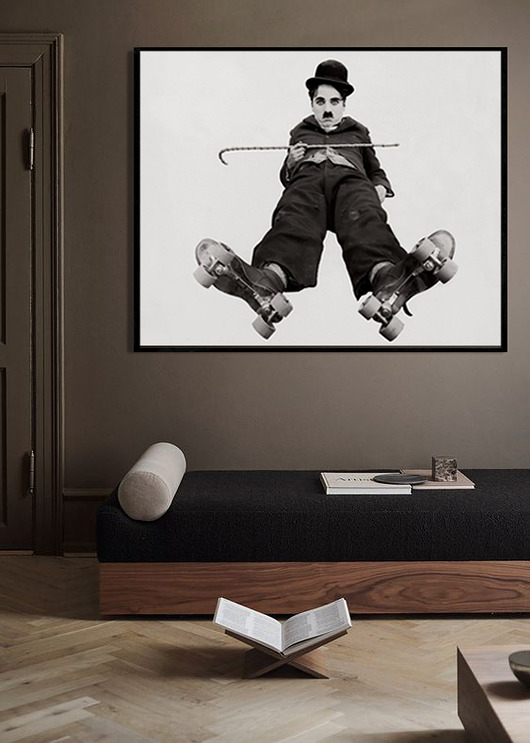 Charlie Chaplin - dekoracja ścienna Lucci Design