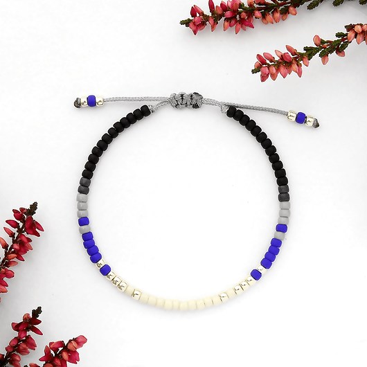 Bransoletka Minimal - Autumn Cobalt Ilovehandmade