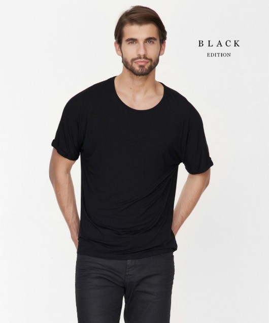 Loose t-shirt BLACK EDITION - SELVA SELVA
