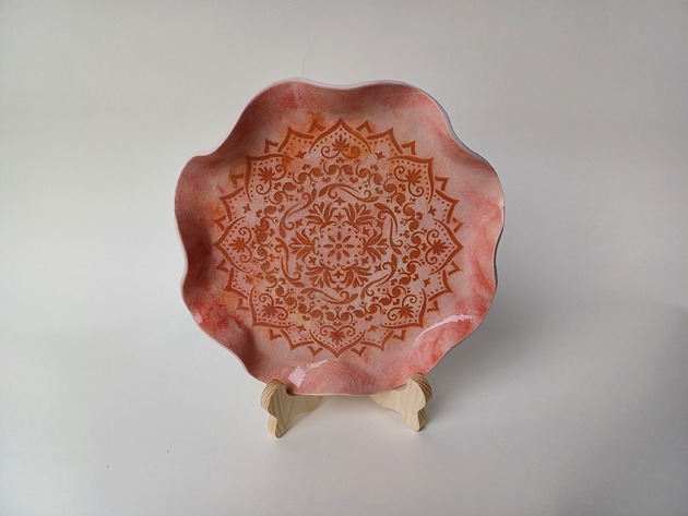 patery i talerze Talerz Ceramiczny Mandala