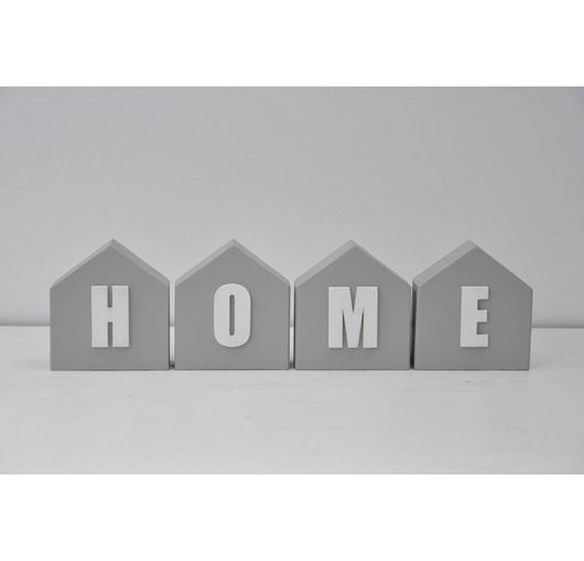 Szare domki "home" Ładne Meble