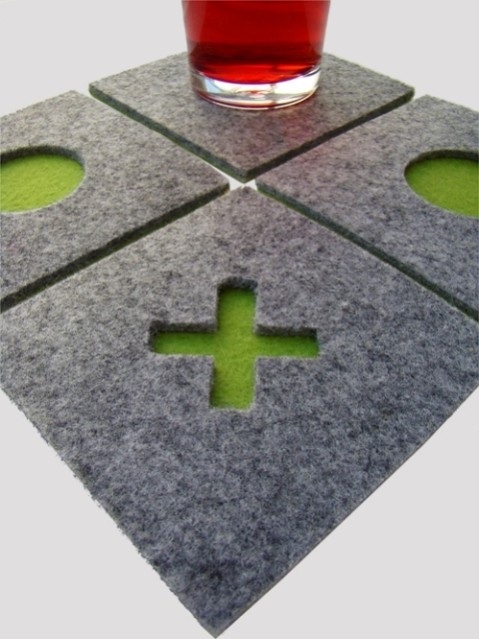 TIC-TAC-TOE Podstawki pod kubek magapi