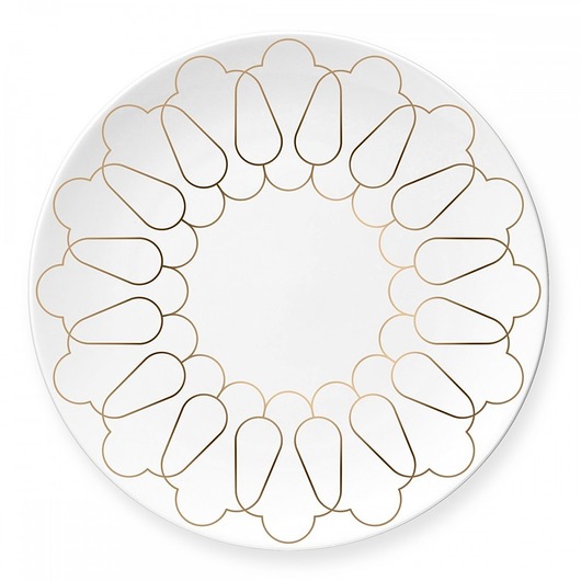 patery i talerze First gold talerz 32cm  wzór 001 złoto