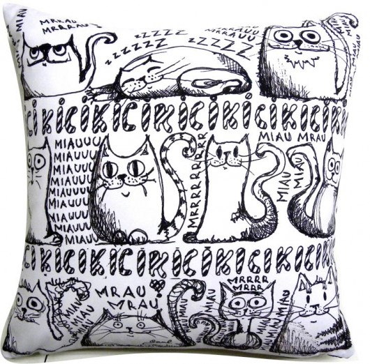 Poduszka z kotami Gaul Designs