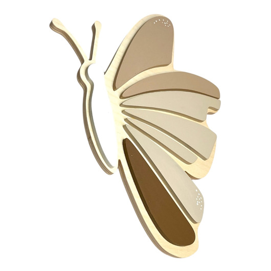 lampy do pokoju dziecka Lampka motyl - brąz