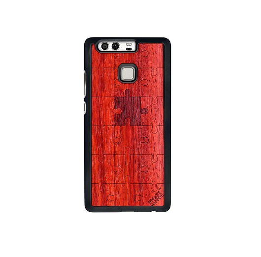 OBUDOWA, HUAWEI P9, PUZZLE RED Smartwoods