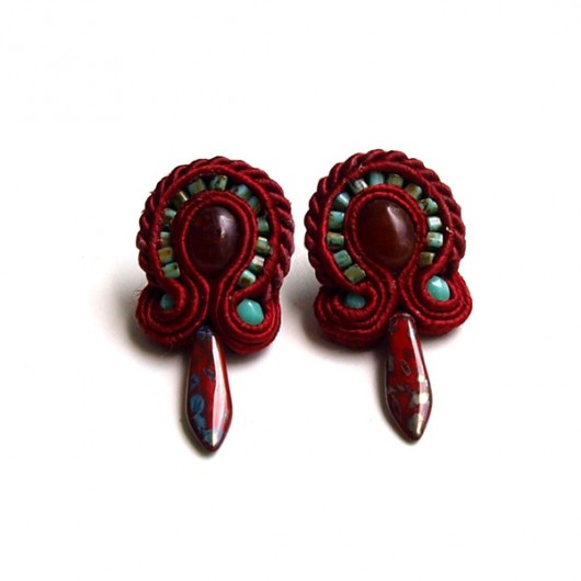 Turkus w bordo DWUKROOPEK