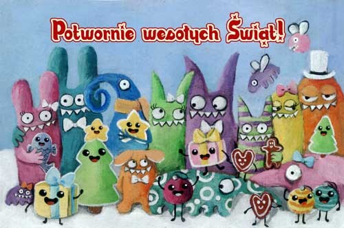 troche poprawione potwornie wesołych świąt Monika Suska
