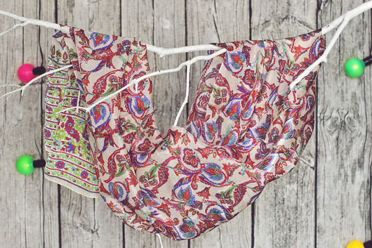 SZAL jedwabny orient BOHO STREET WEAR