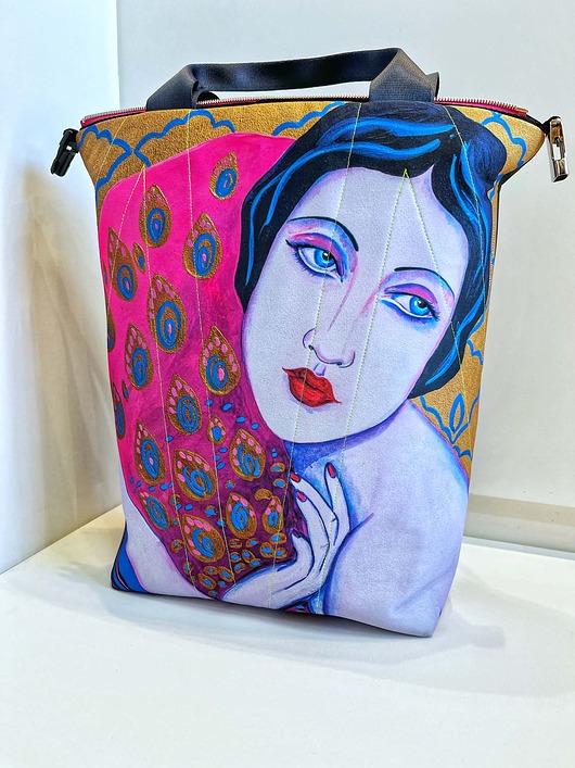 torby XXL Art MIMA bag UNI & Oksana Chumakova print