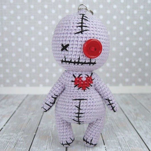 Fioletowa laleczka Voodoo Aszkowo