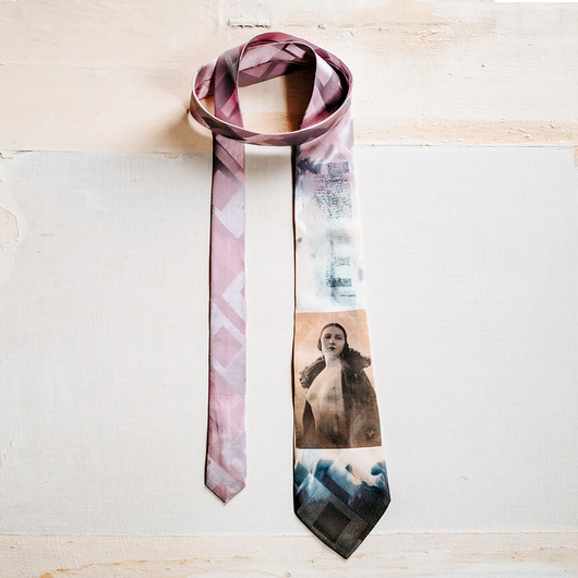 muszki i krawaty Jedwabny krawat AKT dla niej lub dla niego