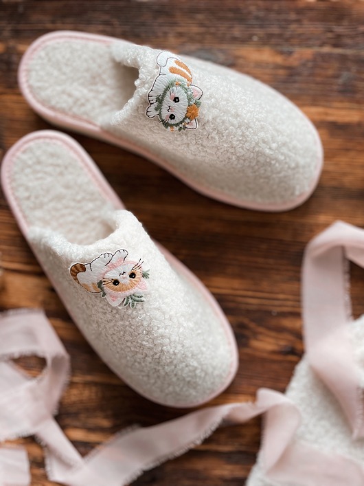 kapcie damskie Kapcie z kotem Babcia dzień babci