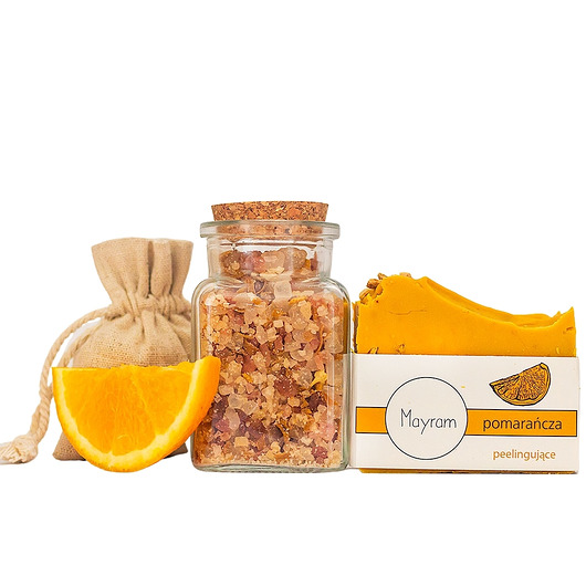 produkty do kąpieli Zestaw Pomarańcza