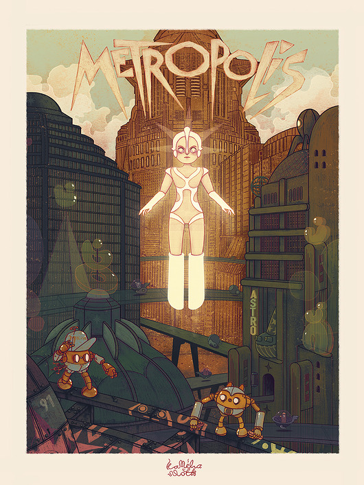 plakaty Ilustracja Metropolis