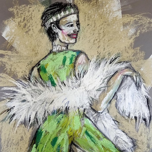grafiki i ilustracje Lydia - rysunek B2 unikat