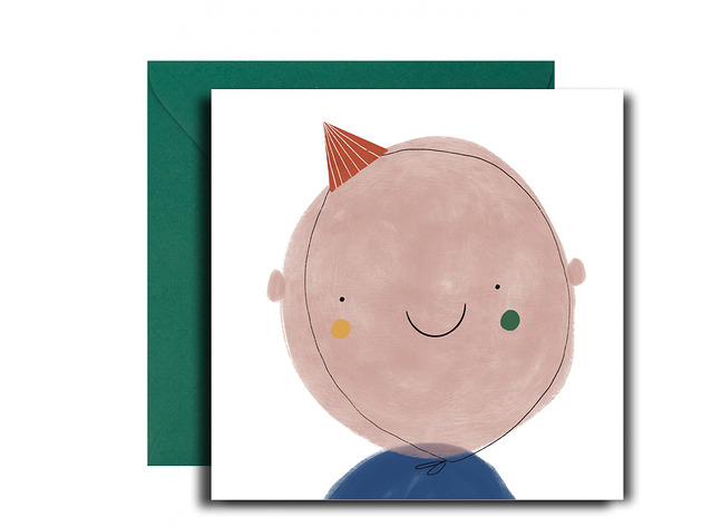 kartki okolicznościowe - wydruki Kartka urodziny chłopca/zaproszenie + koperta