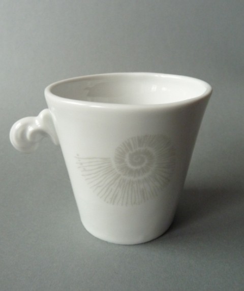 porcelanowy kubek z orginalnym uchem eMWu
