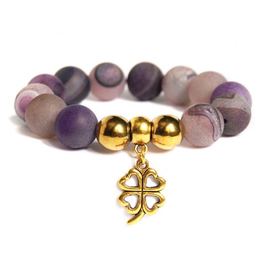 agat DRUZY mrożony PURPLE - extra large II kaktusia