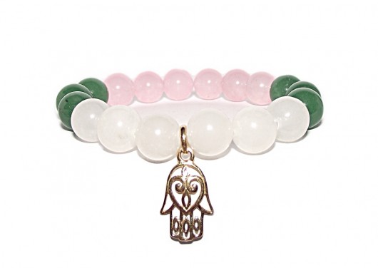Hamsa w kamieniach Czaki Bransoletki