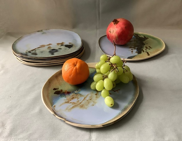 patery i talerze Duże talerze ręcznie robione